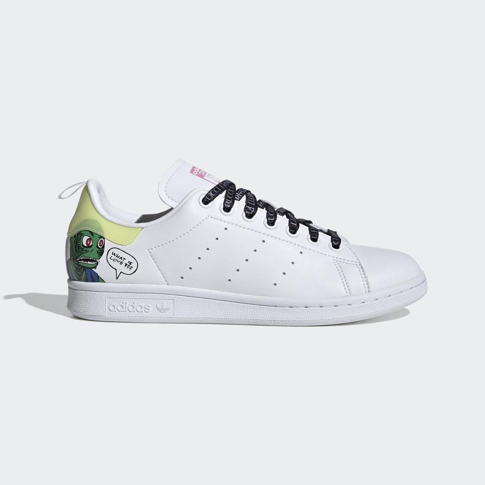 Originals Adidas Stan Smith Dama Romania - Albi/Negrii EG5152
